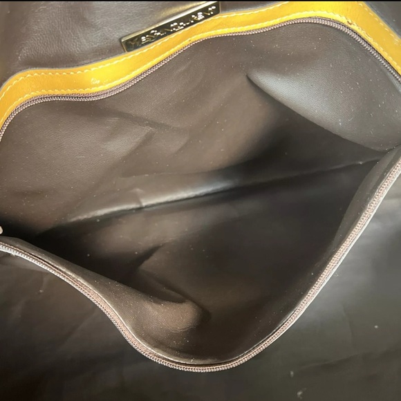 Authentic YSL Saint Laurent travel weekend tote bag leather canvas lock n key - Picture 16 of 16